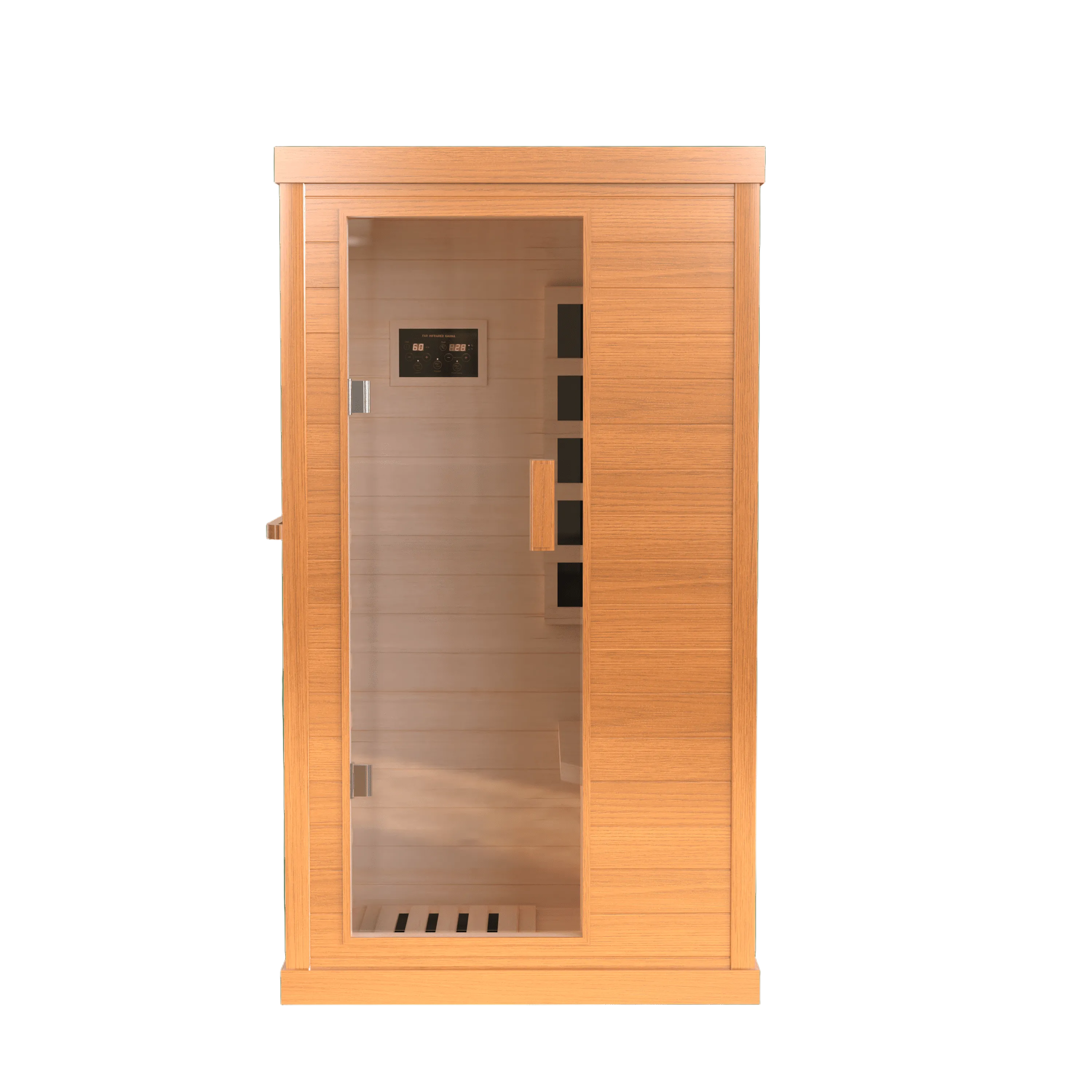 900W Infrared Sauna for Home Use with 360° Full-Body Heating, Dual Bluetooth Speakers & Mood Lights - Detox Therapy for Fitness Enthusiasts, Skin Care & Stress Relief in Bathroom
